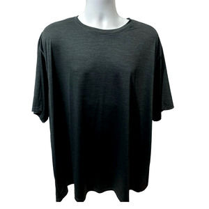 Liberty Pro Mens Size 4XL Black Short Sleeve Crew Neck Polyester Blend T-Shirt